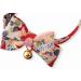 Necoichi Chirimen Kimono Bow Tie Cat Collar in Red - Stylish and Comfortable - Buy Online on GoSupps.com