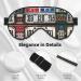 SSIMOO Double-Sided Eye Mask - Old License Plate Print | Soft Light Blocking for Better Sleep | International Shipping - Buy Online on GoSupps.com