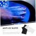 FOMIYES 2 Pairs Pink Gloves Sun Gloves Nail Art Accessory Nail Anti-uv Gloves Anti-uv Gloves for Gel Nails Uv Gloves for Gel Nail Lamp Uv Gloves for Nail Nylon Manicure Accessories - Buy Online on GoSupps.com
