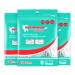 Annauiy dental sticks 3-pack 300 pieces disposable dental silk sticks with born dental sticks for dental cleaning and dental care for the Hotel Dental family flowed for lunch party party