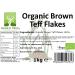 Naked Tree Organic Teff Flakes 1kg - Buy Online on GoSupps.com