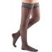 Sheer & Soft Thigh High Compression Stockings for Women - 20-30 mmHg Closed Toe Lace Top Band | Natural Leg Support Hosiery - Buy Online on GoSupps.com