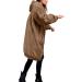 Yihaojia Womens Fleece Zip Up Jacket with Pockets Fluffy Oversized Hoodie Sherpa Long Winter Teddy Coat Khaki#50 5X-Large - Buy Online on GoSupps.com