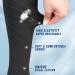 Knee High Medical Compression Socks 20-30 mmHg for Men & Women | Open Toe Circulation Support for Varicose Veins DVT Sports & Travel - Black Small - Buy Online on GoSupps.com