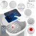 Bleoty Collapsible Foot Spa for Women with Heat, Massage, and Ozone Sterilization - Grey - Buy Online on GoSupps.com