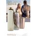 MAMEIDO 1L & 1.5L BPA-Free Drinking Bottle | Carbon Dioxide Safe Time Marked Water Bottle for Sports - Urban Taupe Gold - Buy Online on GoSupps.com
