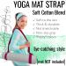 TECEUM Yoga Mat Strap - Adjustable Holder Sling for All Mats | Deep Raspberry Color | 64 IN - Buy Online on GoSupps.com