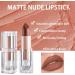 Mocha Brown Matte Lipstick - Long Lasting, Waterproof, Non Stick Cup, Velvet Lip Gloss - Tinted Lip Balm for Women - Buy Online on GoSupps.com