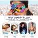 Sleep Mask - Light Blocking Comic Dripping Blots Eye Mask | Adjustable Soft Blindfold for Men & Women - Perfect for Travel Work & Naps - Buy Online on GoSupps.com