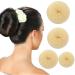 Donut Hair Bun Maker Set - 7 Piece Styling Kit with Elastic Bands & U-Shaped Hairpins for Girls & Women (White) - Perfect Hairstyle Solution - Buy Online on GoSupps.com