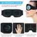RIWISLL 3D Contoured Cup Sleep Mask - 100% Light Blocking, Adjustable Strap - Black - Buy Online on GoSupps.com