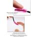 Eyelash brush makeup brush disposable mascara stick applicator mascara makeup brush makeup tool can handle mascara brush crystal mascara brush mascara stick application used for EYelash expansion grafting EYelash Makeup brush kit. 50pcsyellow - Buy Online on GoSupps.com