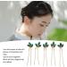 Wedding Hair Pins Green Rhinestone Vintage Bridal Hairpins U Shaped Hair Clips Bride and Bridesmaid Hairstyles Jewelry for Party - Buy Online on GoSupps.com