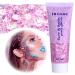 Body glitter gel Festival Glitzer Face 50ml glitter Liquid gel body glitter festival accessories glitter for make -up cosmetic festival party DIY nails lips (dark pink))