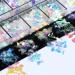 JMEOWIO Holographic Mermaid Nail Art Glitter - 12 Grids Gradient Iridescent Flakes for Summer Nail Decoration - Buy Online on GoSupps.com