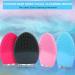 Silicone Ultrasonic Vibrating Facial Cleansing Brush & Face Massager - Rechargeable & Waterproof Electric Exfoliator for Anti-Aging (Gray) - Buy Online on GoSupps.com