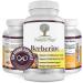 Premium Berberine HCl 500mg - 120 Capsules for Cardiovascular & Gastrointestinal Support - Chromium Cinnamon - 120 Count - Buy Online on GoSupps.com