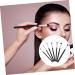 MUSISALY 7pcs Eye Makeup Brushes Halloween Hair Bows for Women Portable Eyeliner Brush Makeup Bag Black Wood - Buy Online on GoSupps.com