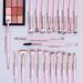 Premium Makeup Brush Set - Professional Foundation Eyes & Lips Brushes in Black Gift Box | Magefy - Buy Online on GoSupps.com