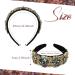 Crystal Rhinestone Padded Headband Set for Women - 3 Piece Baroque Hair Hoop Collection - Buy Online on GoSupps.com
