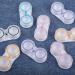 Yucool Colorful Contact Lens Container Set - Travel Holder No Leak Storage with Tweezers Removal Pistons & Mini Bottles - Buy Online on GoSupps.com