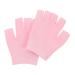 Healeved 2 Pairs Gel Moisturizing Gloves Bedtime Spa Gloves Skin Care Gel Gloves Hand Lotions Gloves for Women Fingerless Knitted Gloves Cotton Soft Man Dipping Hand Gloves Pink Protection