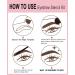 Eyebrow Stencil Kit for Beginners Dark Brown Eyebrow Stamp Stencil Kit Waterproof with Sponge Applicator Perfect Water Resistant Eyebrow Powder Stamp - Buy Online on GoSupps.com