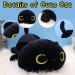 Yamepuia 20CM Cute Black Cat Plushie Toy | Soft Stuffed Animal Doll Pillow | Christmas Gift for Kids | 8In Kawaii Cat Plush - Buy Online on GoSupps.com