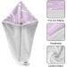 Buy Lavender Flowers Dry Hair Cap - 2 Piece Quick Drying Towel Set with Button Headband | Super Absorbent & Comfortable | International Shipping - Buy Online on GoSupps.com
