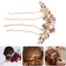 Beaupretty Hair Side Comb Rhinestone Hairpin Girls Hair Comb Clip 4-prong Hairpin Wedding Hair Accessory - Buy Online on GoSupps.com