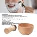 Durable Men's Razor Brush Set - Portable Foam Production with Wooden Handle & Stainless Steel Bowl for Home Salon & Travel - Buy Online on GoSupps.com