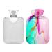 Ink colors are surprisingly bright hot hot water bottle 1 l smoke marble winter heat bottle hot water bottle soft plush cover hand foot warmer for children men women