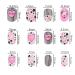 Savita 96-Piece Colorful Pre-Glued Short Fake Nails Set for Kids - Full Cover Nail Art Decoration - Buy Online on GoSupps.com