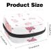 Shop Portable Women's Menstrual Cup Bags - Stylish & Functional for Teens | Pink Pig-Flying Design - Buy Online on GoSupps.com