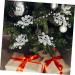 HOMSFOU 20pcs Foam flower arrangement artificial Christmas Picks xmas berries decorations cutting Christmas Tree Picks artificial fruit decorate Artificial Berry crafts berry branch Silver 19X5X5CM - Buy Online on GoSupps.com