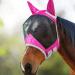 Harrison Howard CareMaster Pro Luminous Horse Fly Mask UV Protection with Ear Protection Pink Warmblood (L) L (1 Pack) piano black