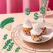Ambishi 24pcs Dollar Sign Cupcake Toppers American Dollar for Casino Wedding Birthday Festival Party Decoration Light Up Your Casino Party Decor Cake Picks Green Glitter - Buy Online on GoSupps.com