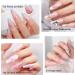 MIZHSE Solid Nail Glue 18g - Long Lasting Gel for Acrylic Nails | Mini UV LED Lamp Included - Professional Rhinestone Glue for Nail Salon - Buy Online on GoSupps.com