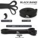 Coresteady Pull Up Bands & Resistance Bands - Heavy Duty Rubber Loop Band for Men & Women - Build Muscle & Power - Fitness Training Aid - Black - Buy Online on GoSupps.com