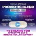 Probiotics 60 Billion CFU - 10 Strains + Digestive Enzymes & Prebiotics - Best Probiotic for Women & Men Supports Immune Gut Health Occasional Constipation Diarrhea Gas & Bloating - 120 Capsules 120 Count (Pack of 1) - Buy Online on GoSupps.com