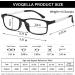 Blue Light Blocking Reading Glasses TR90 Lightweight Frame - Anti Glare Scratch Readers for Men and Women - Black (1.5x) - Pack of 3 - Buy Online on GoSupps.com