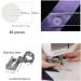Meander Stipple Quilting Ruler Set for Domestic Sewing Machine | 3mm Low Shank Template Rulers with 48 Non-Slip Grips - Buy Online on GoSupps.com