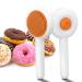 Occupation for catering brushes for cats and dogs self-cleaning plucking brush to remove loose undercoats and matted hair fur for short or long-haired cats/dogs (white-c) donuts white