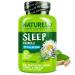 NATURELO Sleep Aid - with Melatonin, Magnesium, GABA, Valerian Root, Lemon Balm, Chamomile Herbal Extracts - Plant-Based Sleeping Aid - 60 Vegan Capsules 60 Count (Pack of 1)