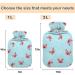 NAANLE Sea Wave Crabs Hot Water Bottle - 2L Transparent Heat Bottle for Back Pain Relief & Cold Therapy Hand & Foot Warmer - Buy Online on GoSupps.com