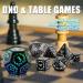 ZHOORQI LED Electronic DND Dice Set with Charging Box - 7 PCS Polyhedral Dice for RPG Games - Buy Online on GoSupps.com