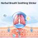 Herbal Breath Soothing Sticker Herbal Breath Soothing Cough Relieving Patch Herbal Soothing Sticker It is Suitable for Sub-Health People Who are Uncomfortable Due to Cough and Asthma (2box) - Buy Online on GoSupps.com