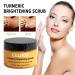 Turmeric Brightening Body Scrub for Dark Inner Thighs, Bikini Area & Underarms - Sea Salt Exfoliation for Hyperpigmentation Treatment & Dark Spots (1PC) - Buy Online on GoSupps.com