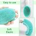2 in 1 Bath Brush and Shampoo Brush for Shower - Dual-Sided Long Handle Back Scrubber and Body Exfoliator in Green - Buy Online on GoSupps.com