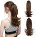 Hair Scrunchies Hair Bun Synthetic Clips In Ponytail Hair Extensions Wig 14 Inch Long Wavy Wig Bun with Elastic Band Ponytail for Women Women Hair Bun (Color : 8 Size : 14inches) 14inches 8